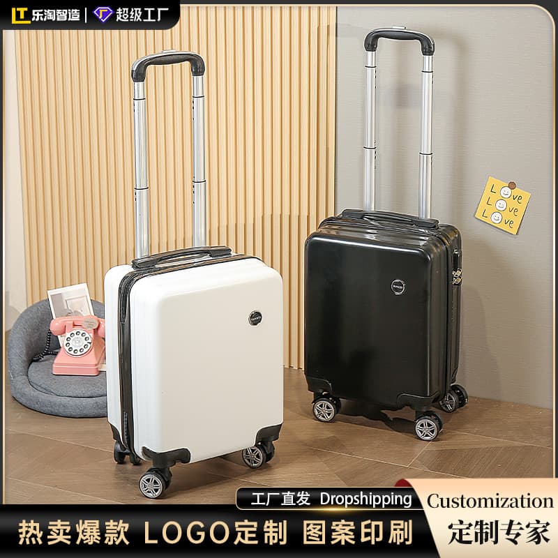 Spring Autumn Airlines Carry-On Luggage Small Lightweight Travel Suitcase with Combination Lock And Four-Wheel Rotation