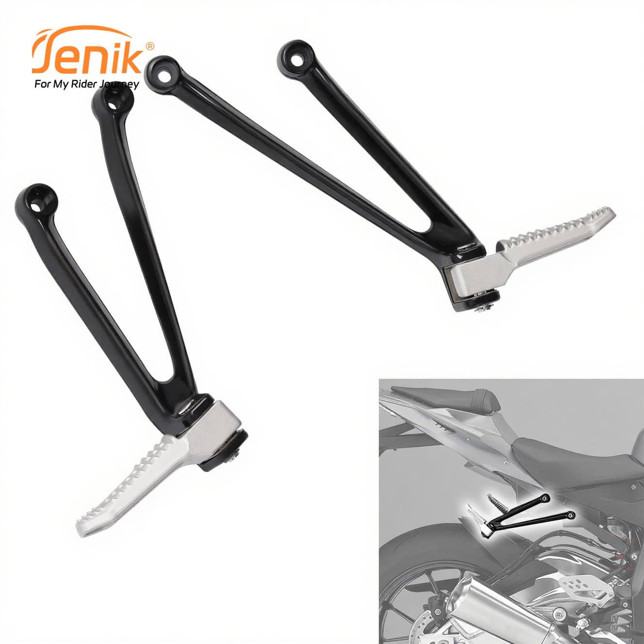 Rear Footpeg Bracket Assembly for S1000RR/M1000RR 2008-2018 Rear Passenger Footrest