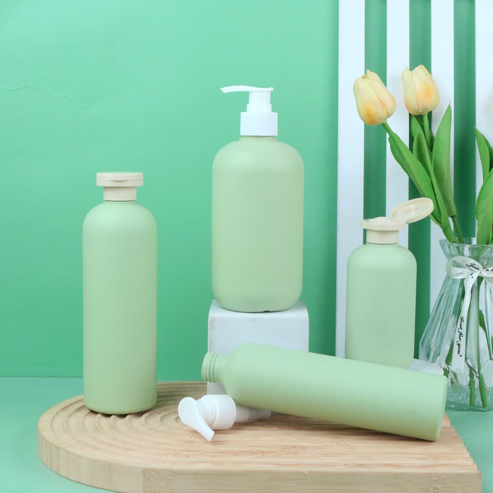 hdpe press pump shampoo bottle 200/280/300/400/500ml body lotion bottle conditioner bottle