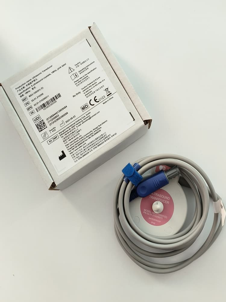 Original Libang original fetal monitor fetal heart probe 4-pin pink US compatible with F2/F3/F6 sensors.