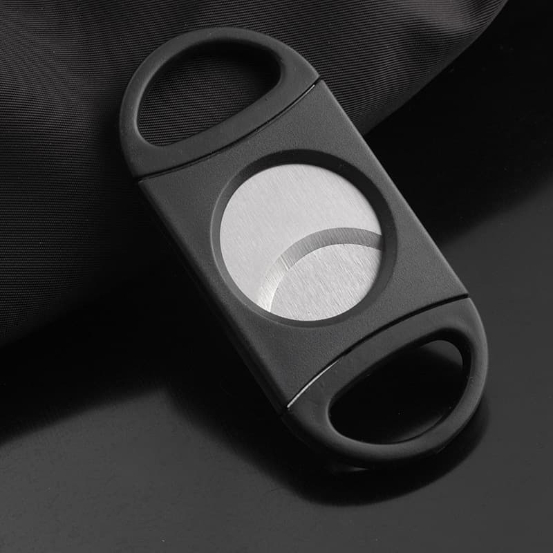 Stainless steel cigar cutter, double-blade cigar cutter, cigar scissors, creative cigar accessories, cutting and cigar trimmer, custom-made.