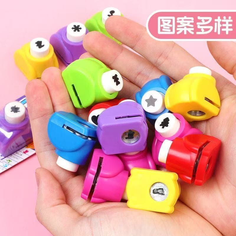 Embosser stamping machine small hole puncher, creative kindergarten children's manual DIY production materials wholesale