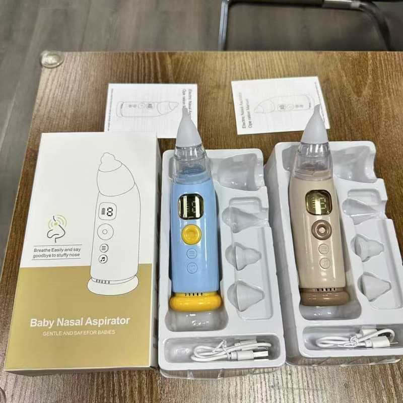 Cross-border popular anti-reflux electric nasal aspirator baby nasal aspirator cleans snot, excrement and nasal congestion nasal aspirator