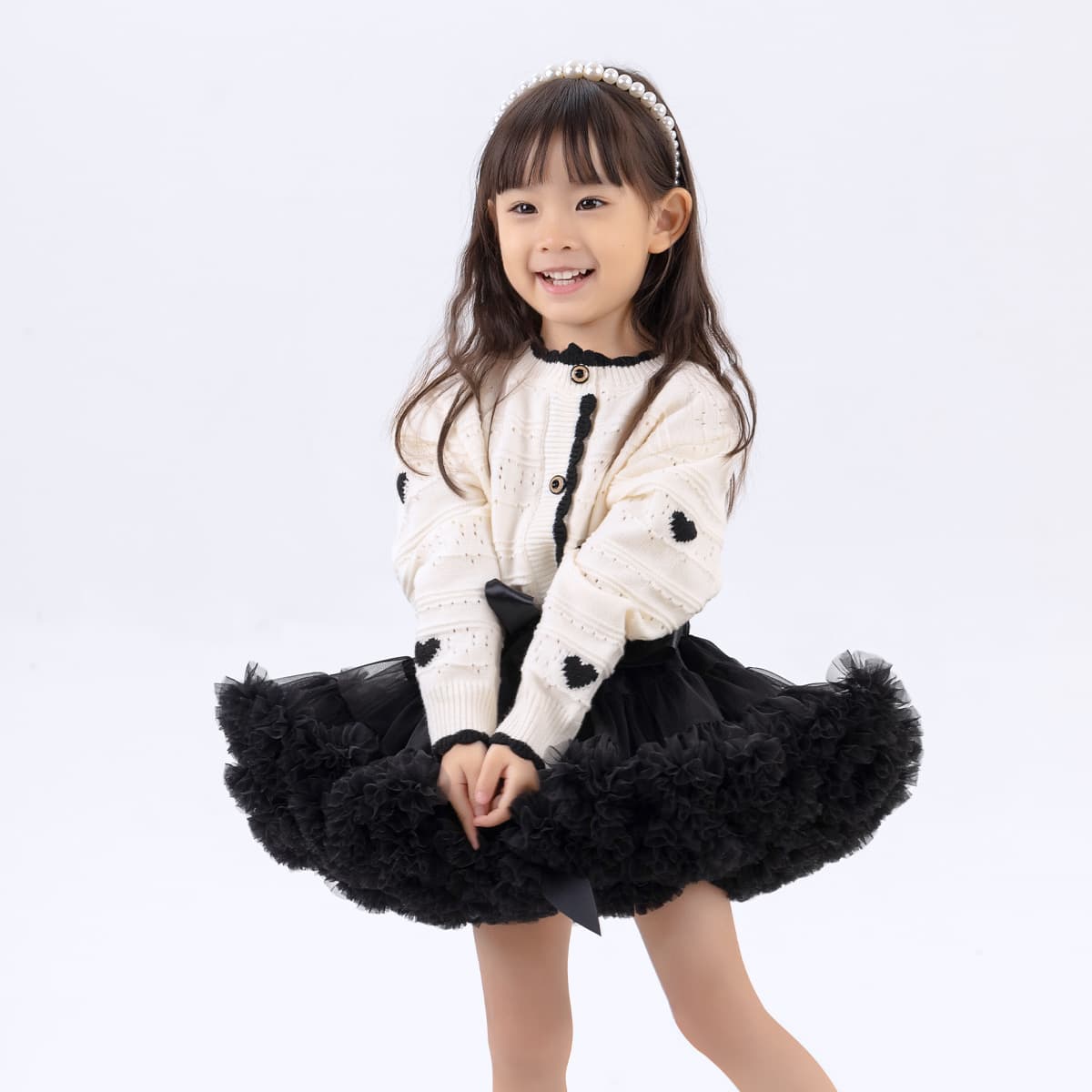 Wholesale multi-color tulle children's cake puff skirt, girls' cloud princess tulle dress, tutu underskirt.