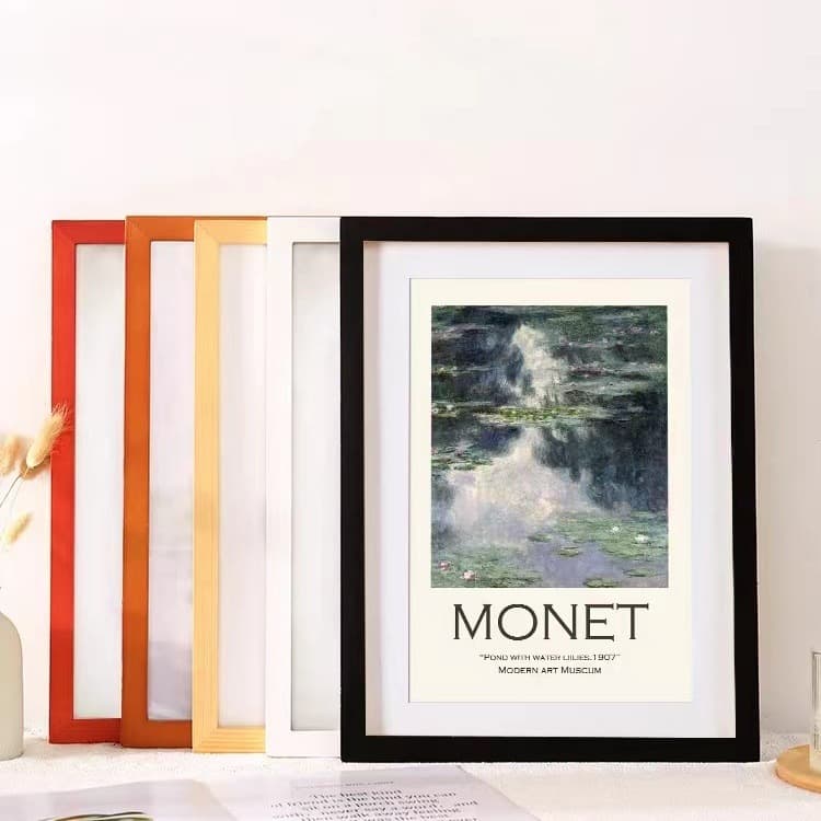 Wooden photo frame 6 inch 7 inch table photo frame A4 photo frame 8 open 4 open framed wall frame children's photo frame
