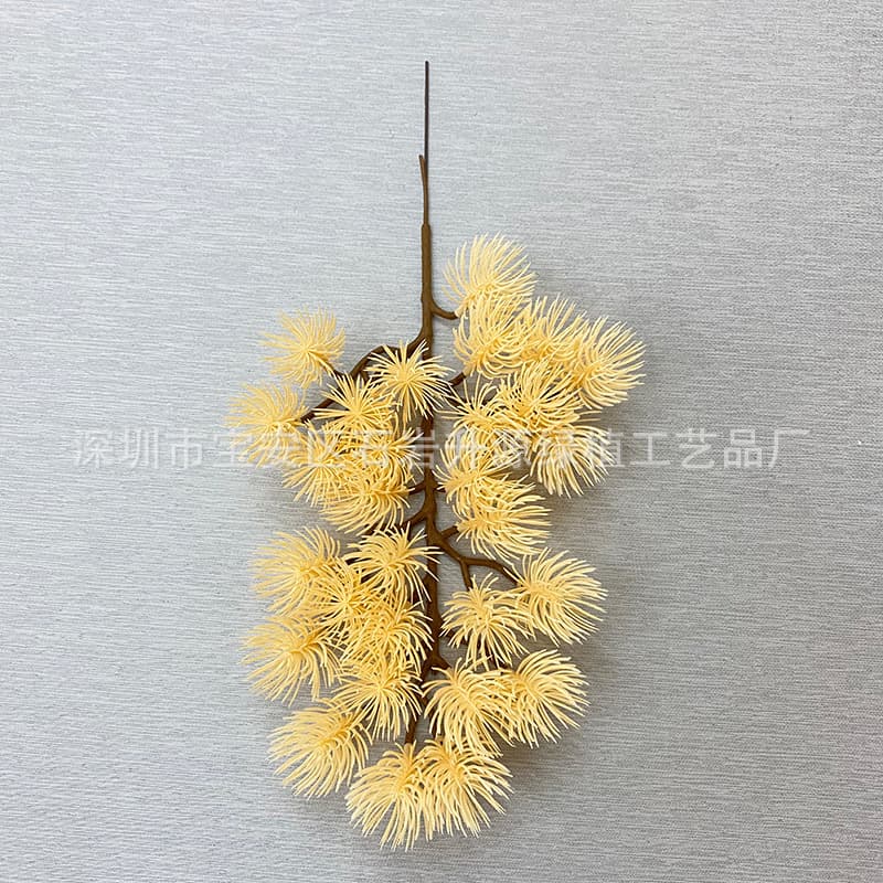 Artificial Pine Needle Branches, Beauty Pine Welcome Pine Foliage, Cypress Pine Green Plant Potted Landscape Decoration Accessories, Chinese Style