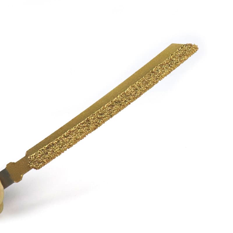 Diamond jigsaw blades, brazed reciprocating saw blades, stone and ceramic cutting saw blades, artificial stone cutting saw blades.