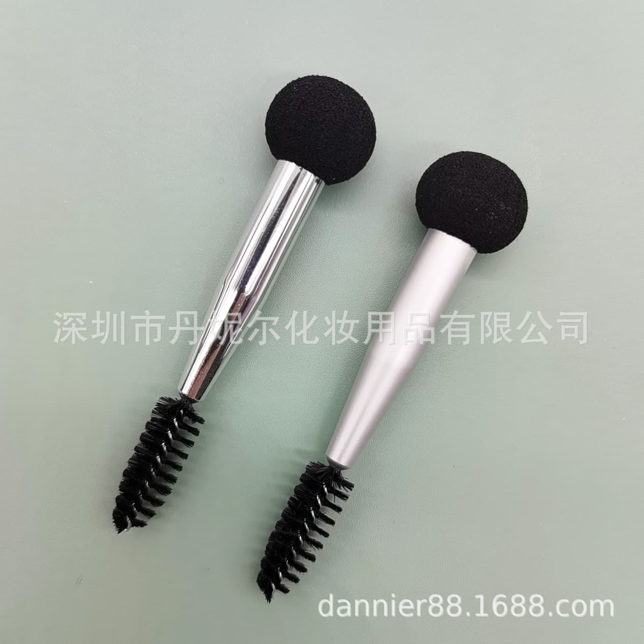 Makeup Sponge Eyebrow Stamp Template for Eyebrow Application NBR Dual-Ended Eyebrow Liquid Brush Eyelash Brush Lazy Makeup Brush