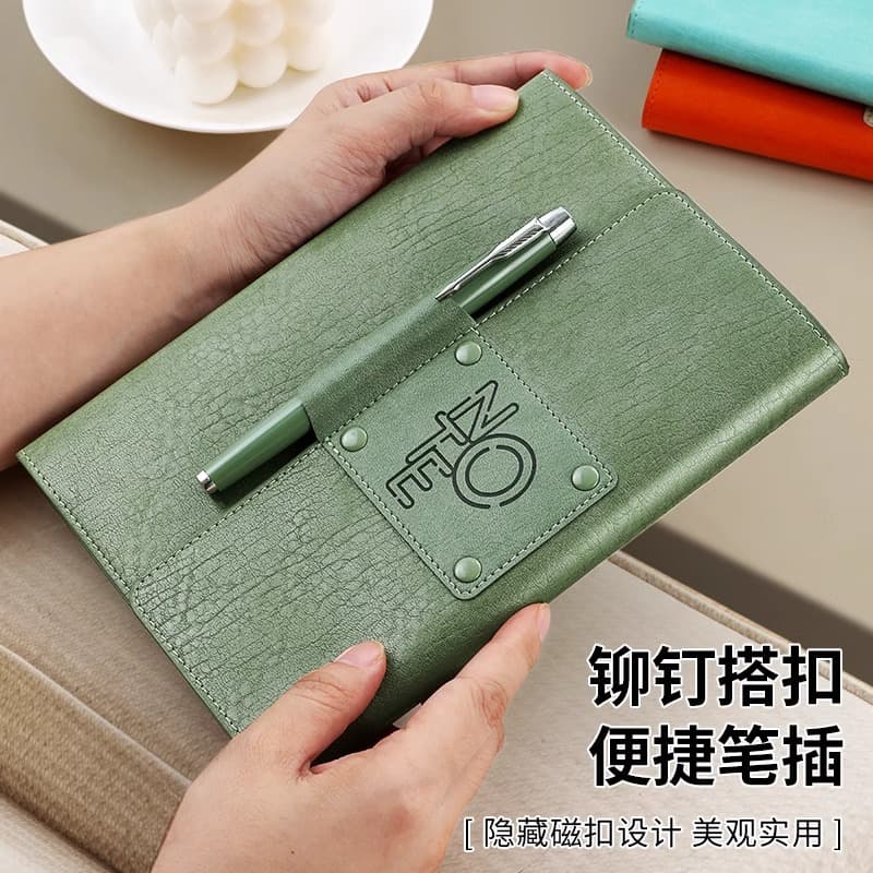 Business Corporate Event Gift Notebook Gift Box Set Creative Pen Buckle Clasp Notepad Full Set Custom Logo