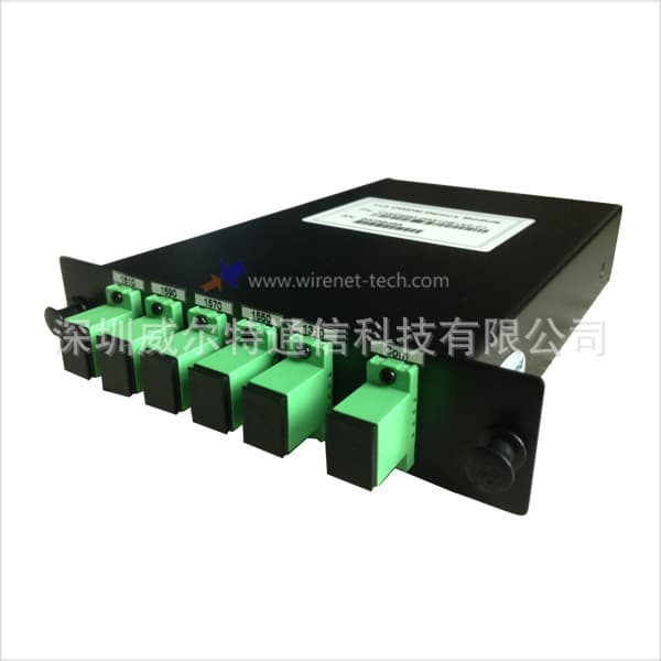 1x5 Channel Coarse Wavelength Division Multiplexing (CWDM) Demultiplexing Module with LGX Box-Type