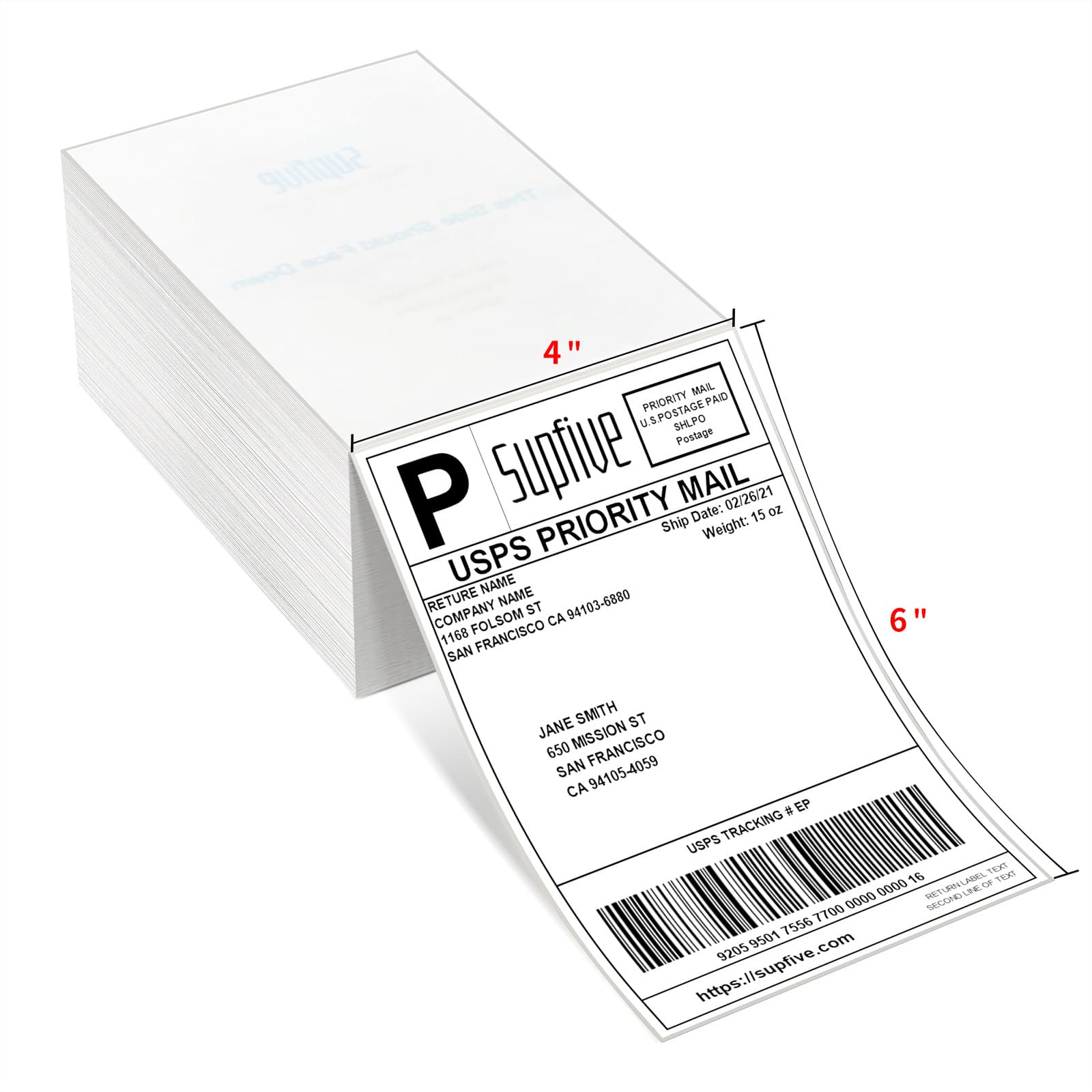 Thermal label paper 100x150 cross-border logistics express electronic waybill barcode label paper thermal label