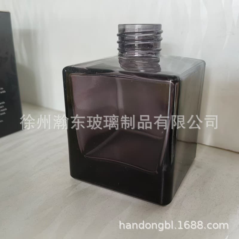 Square Flameless Aromatherapy Bottle Empty Glass Bottle Car Diffuser 50ml 100ml 150ml 200ml 500ml