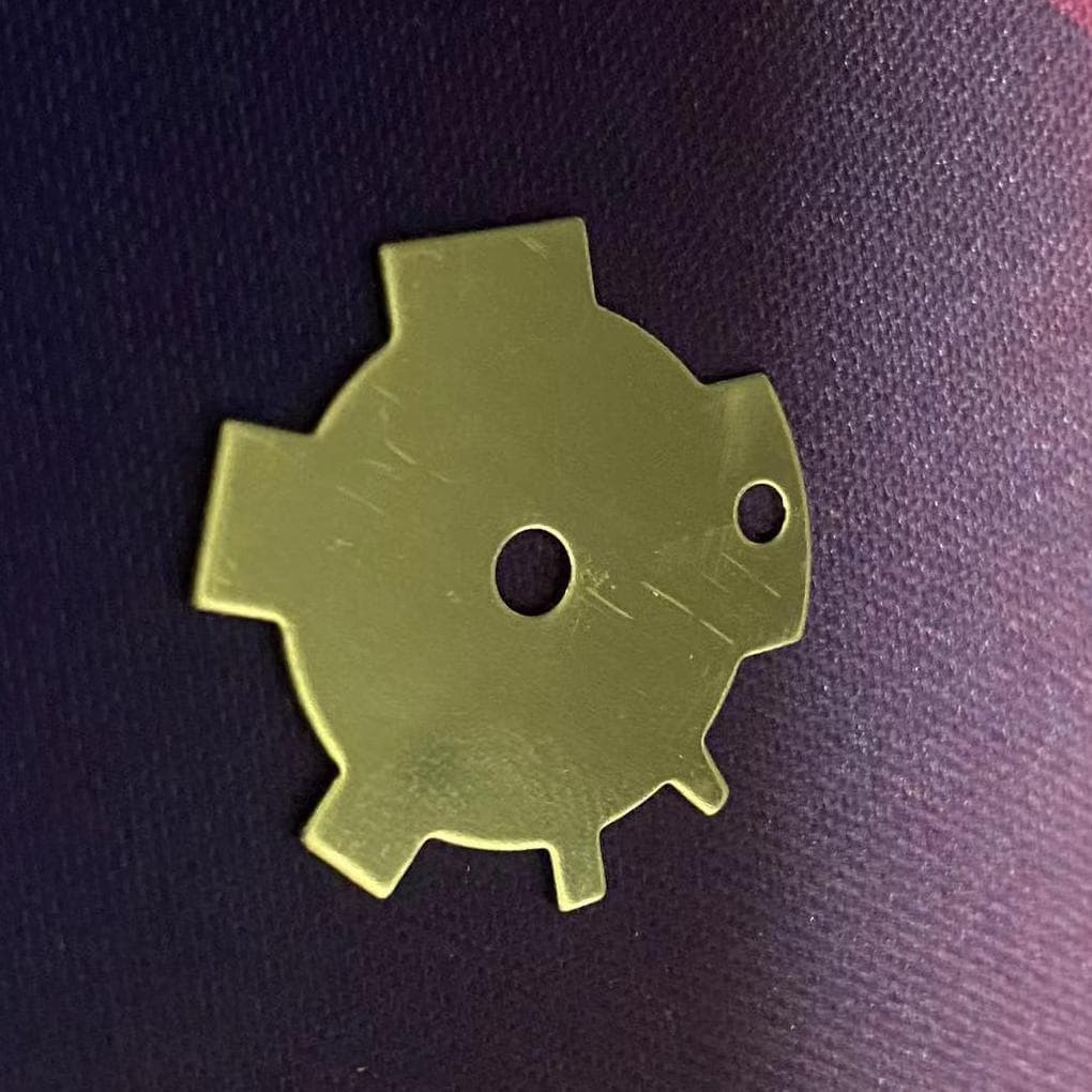 Lighter dedicated snowflake adjustment plate stainless steel flame size changing gas adjustment plate wholesale