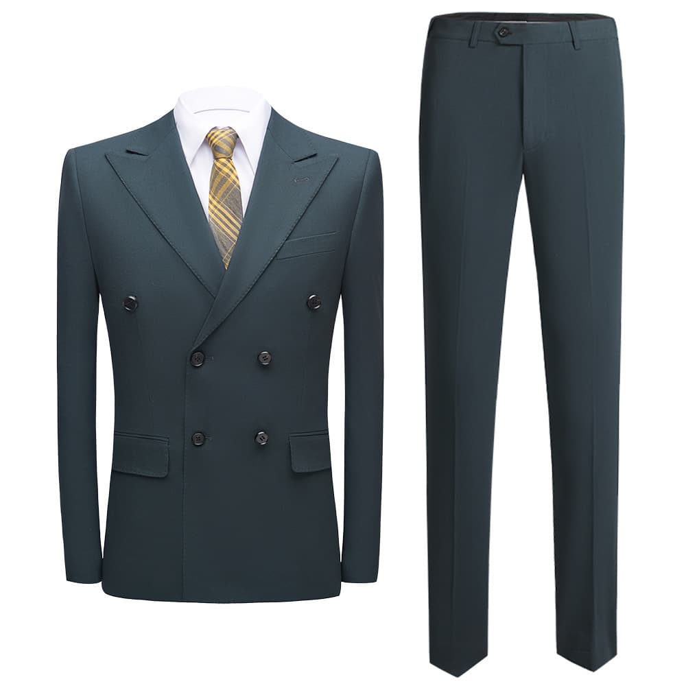 New Men's Suit Set Korean Slim Fit Wedding Suit Business Casual Two-Piece Men Suits