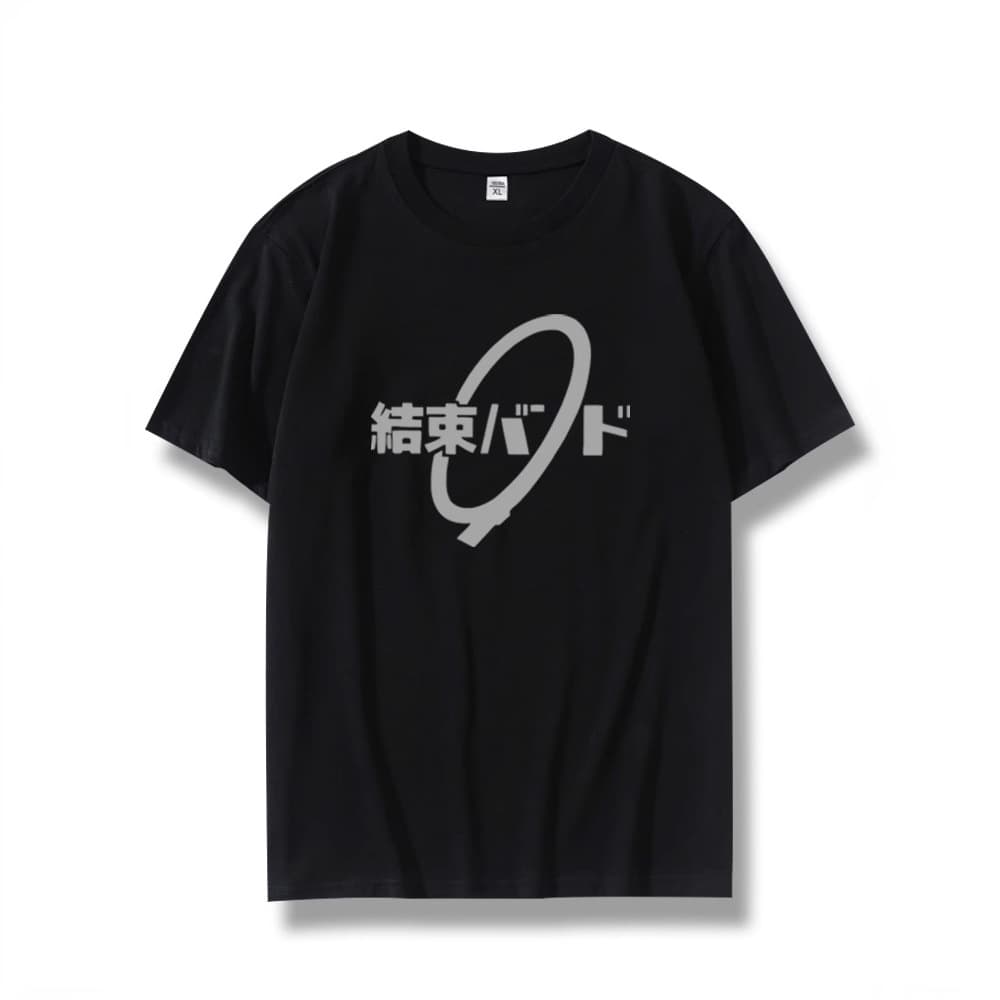 Bocchi the Rock! Anime Merch Hitori Gotoh Same Style Cos Short Sleeve T-Shirt Men Women 2D Kessoku Band Clothes