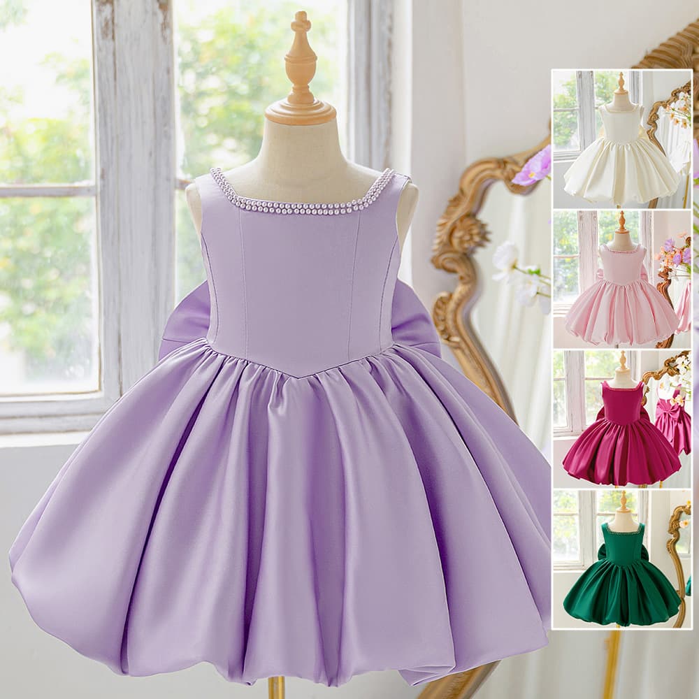 Children's Princess Dress for Little Hosts, Birthday Party, Flower Girl Wedding Gown, Piano Performance Outfit, Evening Dress for Girls