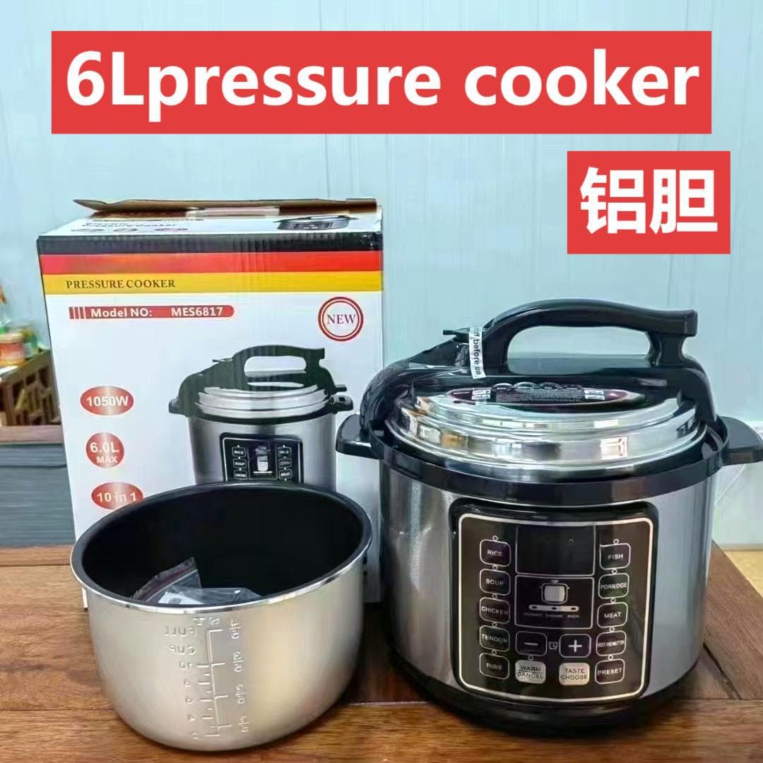 Cross-border 6L Multi-functional Smart Large Capacity Electric Pressure Cooker for 3-4 People Rice Cooker
