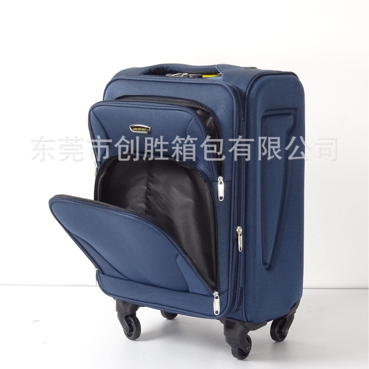 Business Oxford Cloth Suitcase Four-Piece Set with Universal Wheels Large Capacity Suitcase Set Zipper Four Wheels