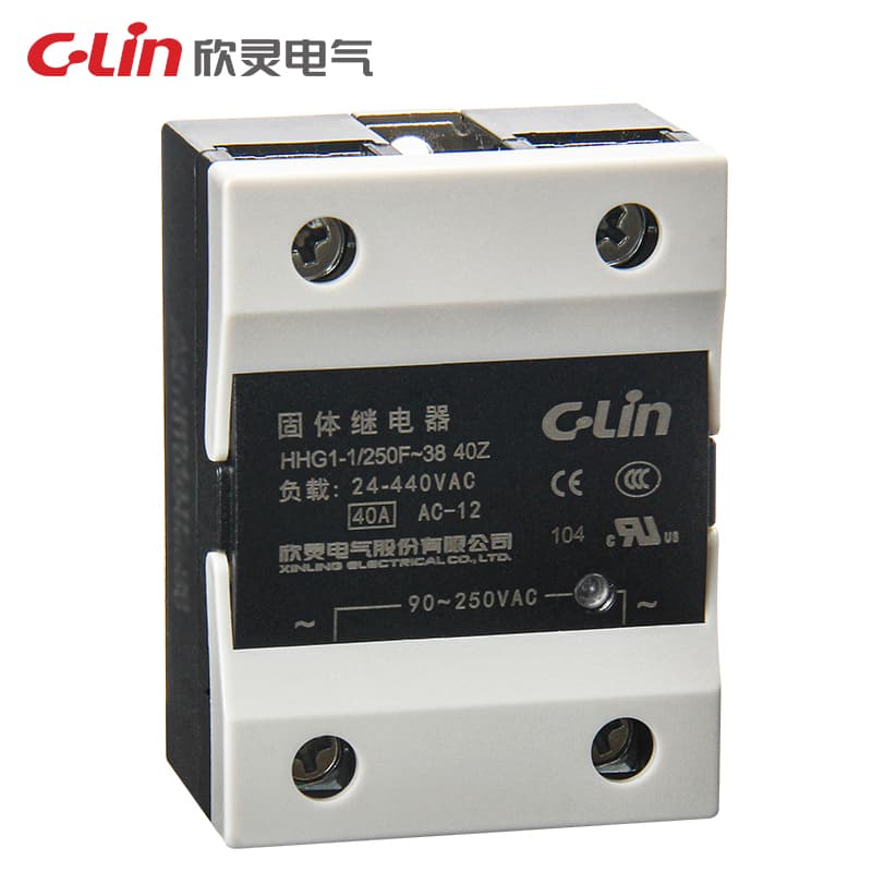 Xinling Electrical AC Control AC Solid State Relay HHG1-1/250F-38 New Single-phase Solid State Improved