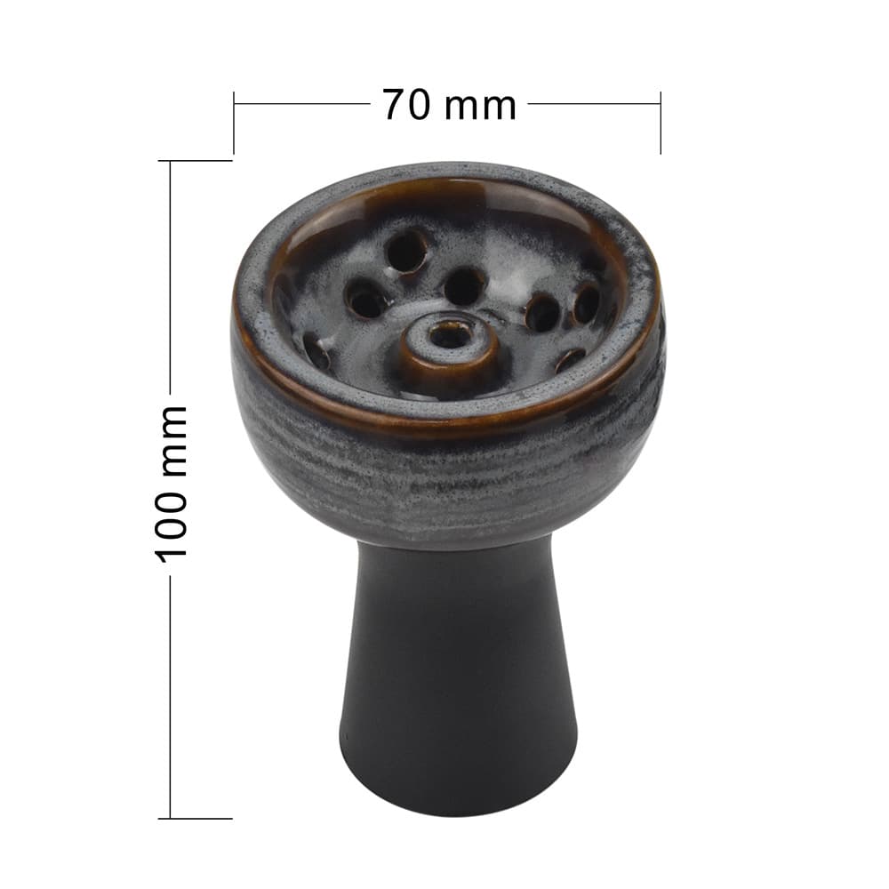 Factory Supply Cross-Border Source Arabic Hookah Accessories Ceramic Hookah Bowl