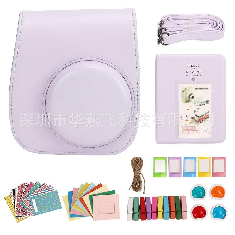 Polaroid Mini12/11 Camera Accessory Kit - Camera Bag, 64-Page Album, Filters, Frames, Stickers
