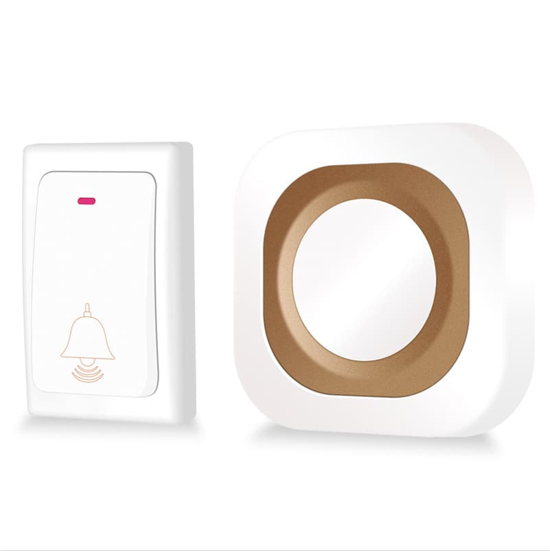 Self-Powered No Battery Doorbell, Long Range Home Remote Doorbell, Elderly Pager Wireless Doorbell