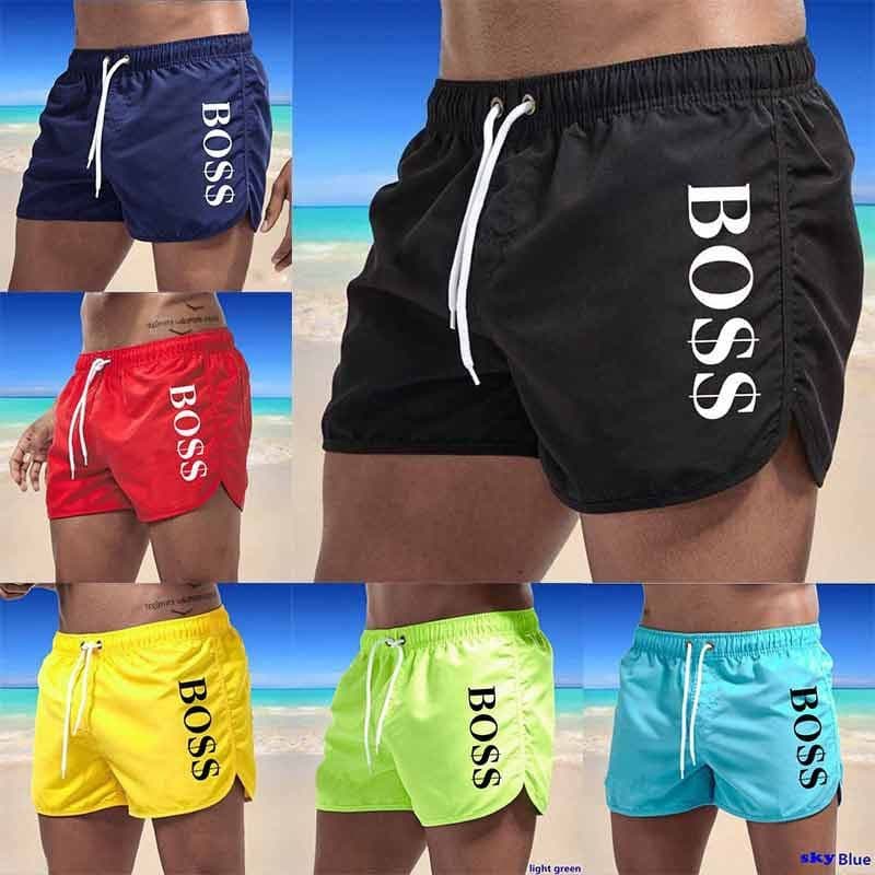 2025 Cross-border Exclusive Men's Short-Sleeve Beach Shorts Trendy Style