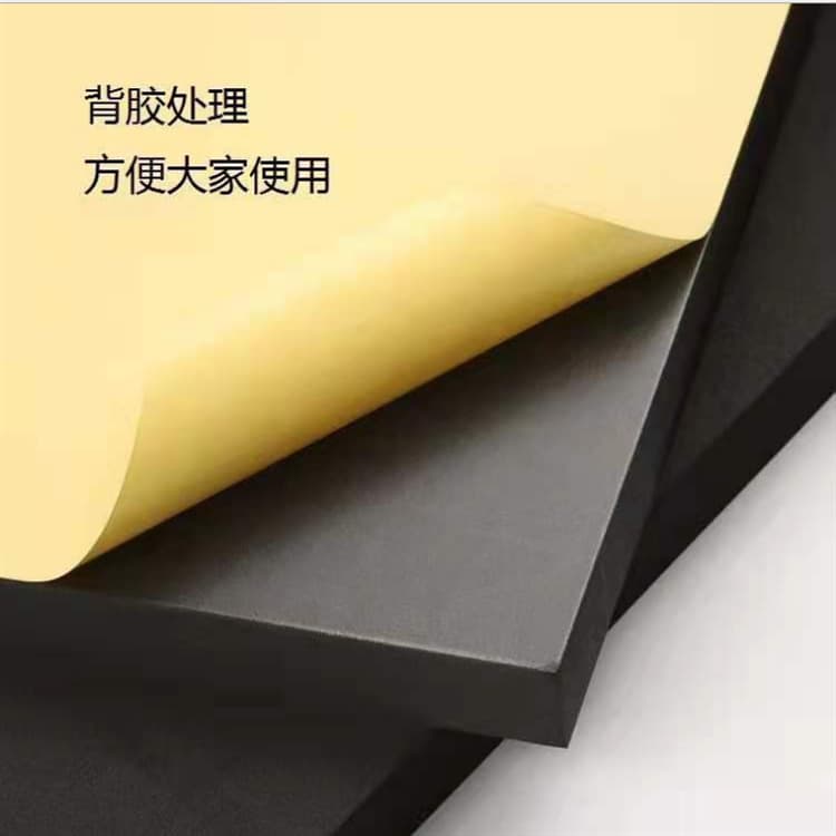 Black self-adhesive closed-cell foam board cushioning toolbox die-cut polyethylene anti-collision shock-absorbing EVA foam board