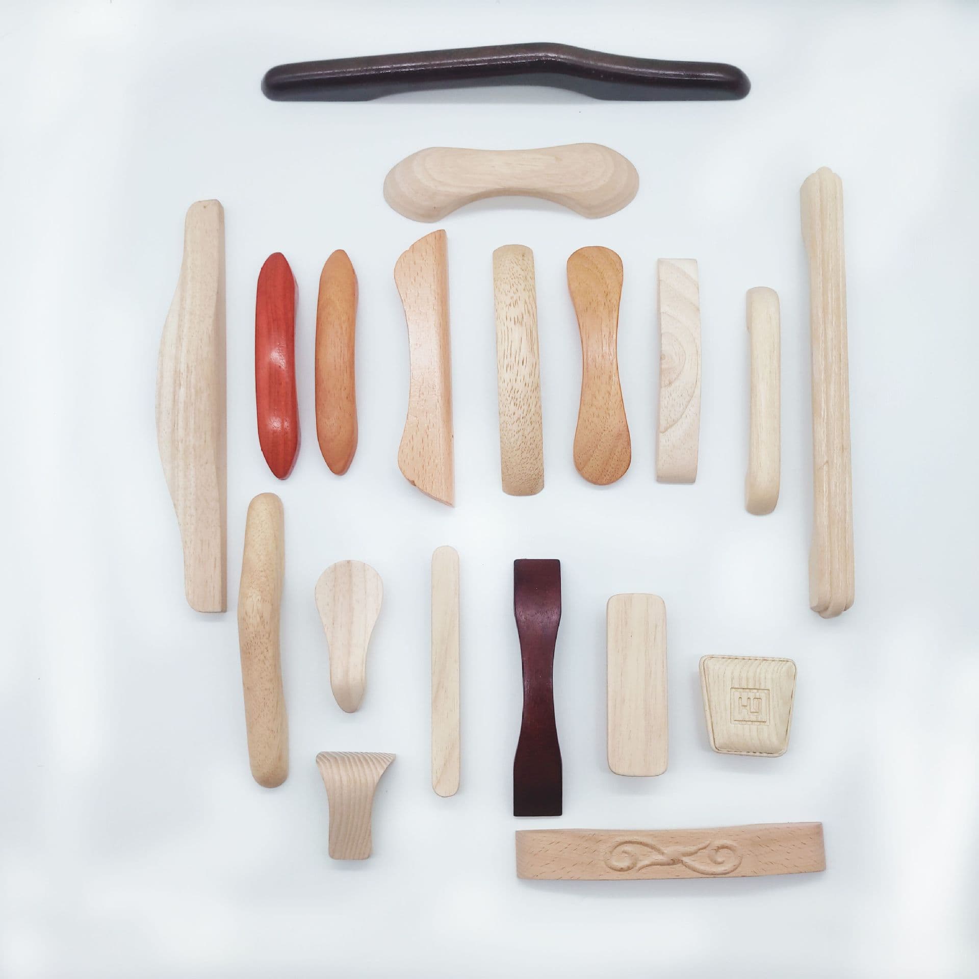 Solid Wood Handles Factory, Lighting Accessories Wooden Handles, Solid Wood Handles with Through-Holes, Wooden Handle Processing Customization