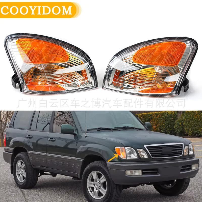 Corner Light Front Side Turn Signal Lamp Without Bulb for Lexus LX470 1998 - 2007