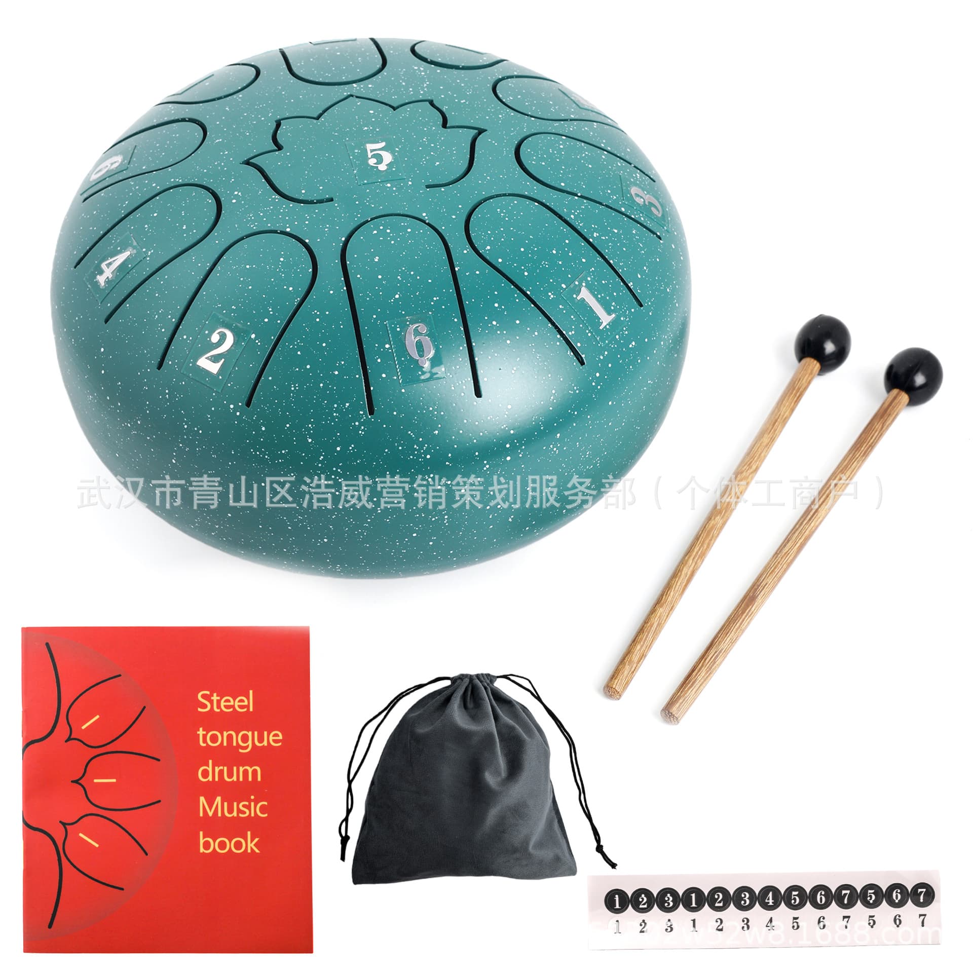 Cross-Border 6-Inch 11-Tone Ethereal Drum Yoga Healing Music Instrument Ethereal Drum Meditation Mindfulness Practice