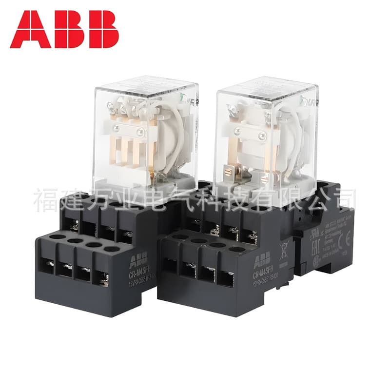 ABB Intermediate Relay Base CR Series 1SVR405651R3410; CR-M4SFBN.