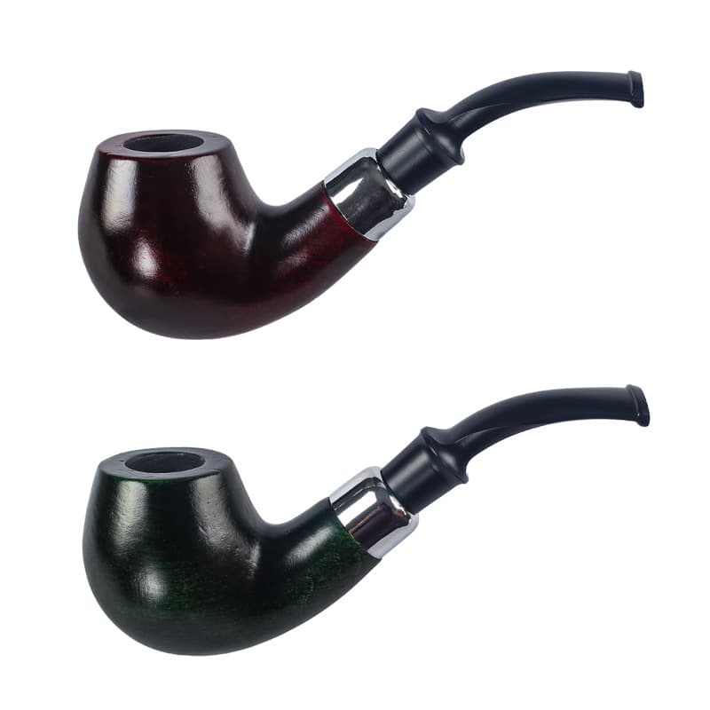 Brazilian Rosewood Solid Wood Tobacco Pipe Vintage Portable Detachable Handmade Pipe for Men with Filter