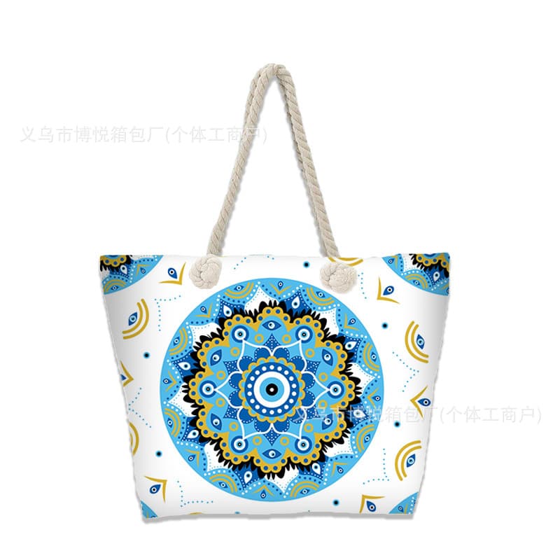 Women's shoulder bag beach bag portable travel handbag casual large capacity tote bag versatile