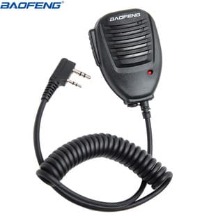 Baofeng UV-5R walkie-talkie speaker microphone, shoulder mic, hand mic, universal for Baofeng BF-888S series