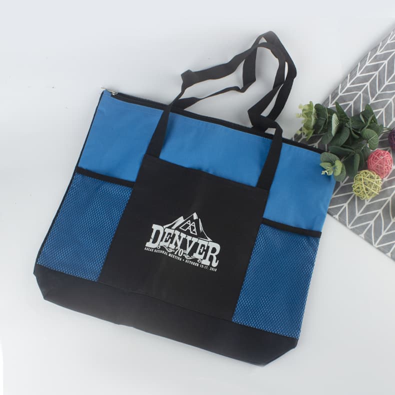 Factory direct supply Oxford cloth bag 600D shopping bag in stock, encrypted and thickened Oxford tool bag, logo customization available.