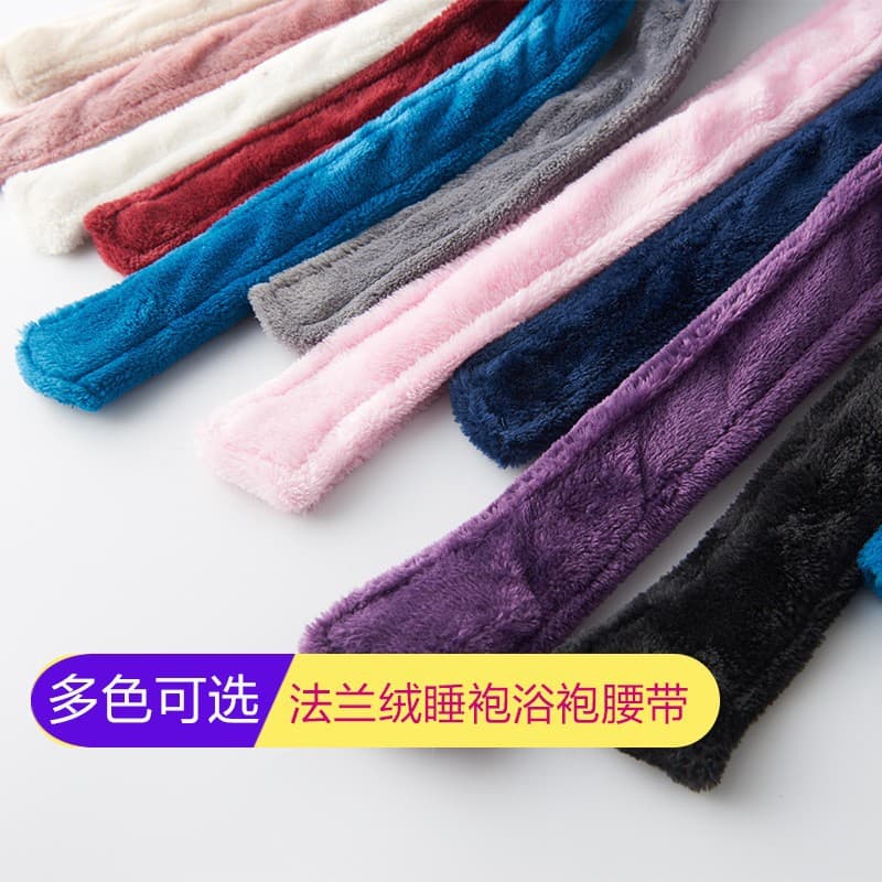 Corduroy Robe Belt Accessories Tie Coral Fleece Belt Robe Bathrobe Strap Bathrobe Tie Spring/Summer Thin Style