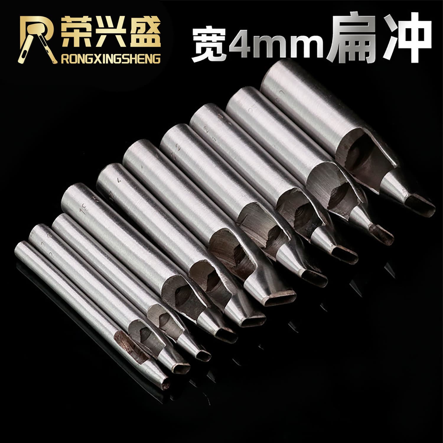 Flat Punch Tool For Leather Making DIY Handmade Belt Tool Leather Craft Hardware Tools Punch