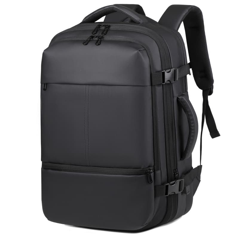 Cross-border Large Capacity Expandable Backpack for Men, Premium Business Travel Backpack, Commuter Laptop Backpack