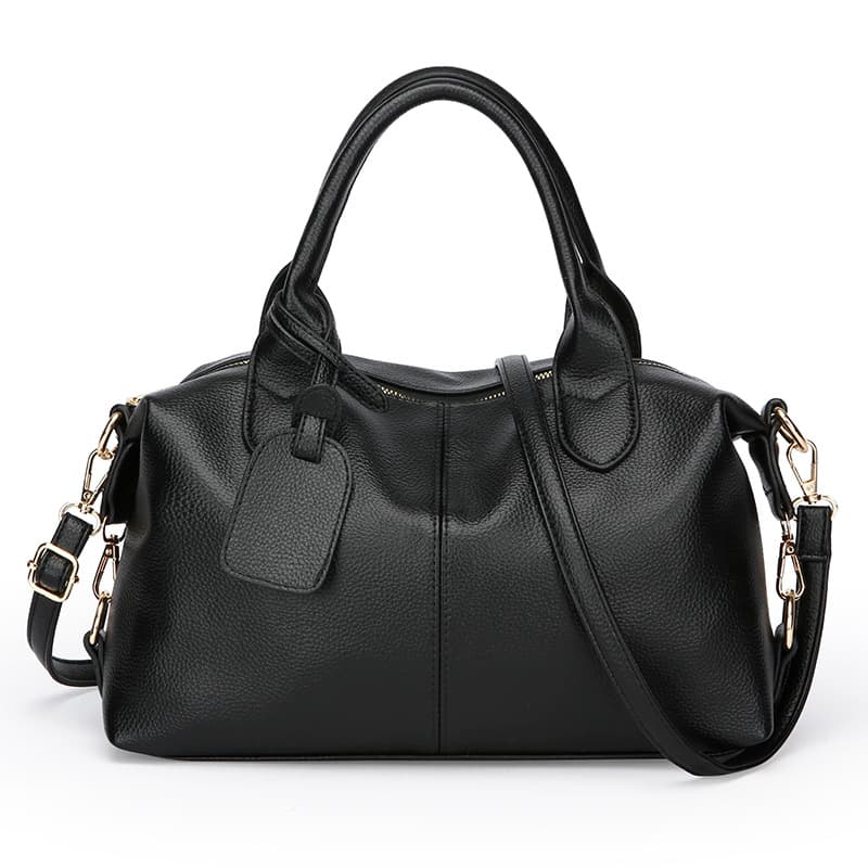 Cross-border Foreign Trade Explosions Women's Bag Soft Leather Large Capacity Mother Bag Boston Bag Portable Commuter Tote Bag Handbag