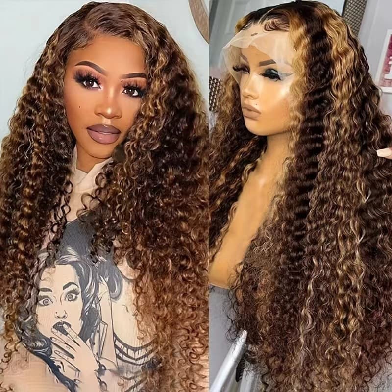 New European and American Foreign Trade Products: African Small Curly Black Wig with Middle Parting, Long Curly Hair Wig for Women, Factory Ready Stock, One-Piece Dropshipping