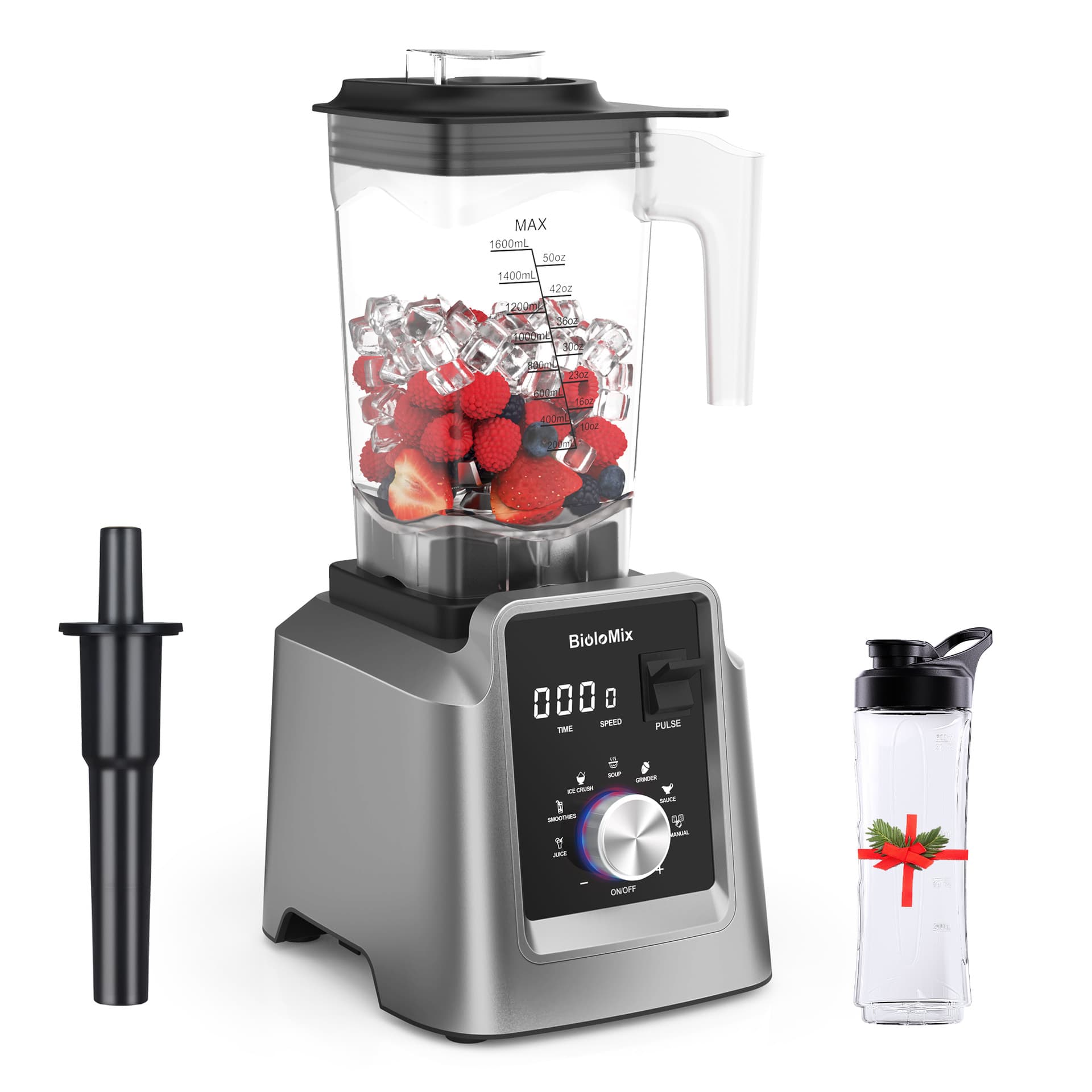 Cross-border trade smart blender with automatic timing program, wall-breaking grinding food processor Blender mixer