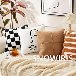 Nordic Ins Style Throw Pillow Plush Tufted Embroidery Cushion Living Room Sofa Guesthouse Pillow Cover Modern Geometric Light Luxury