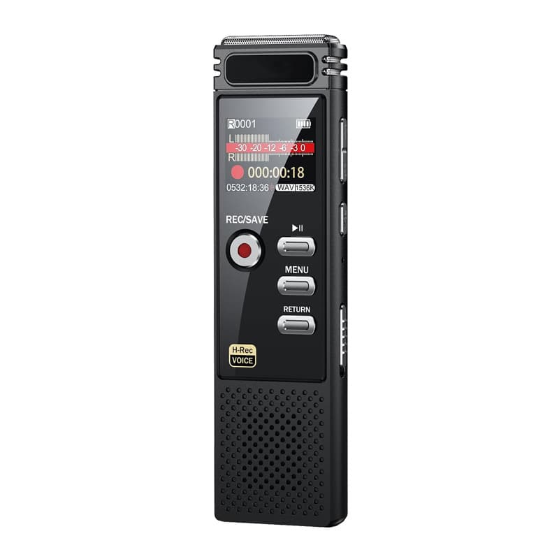 2025 New Cross-border HD Color Screen Card-insert Recorder with Noise Reduction Voice Control for Class and Professional Meetings On-the-go