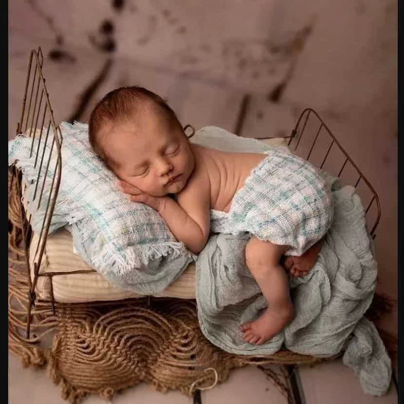 Newborn Photography Outfit Baby Girl 3-Piece Set Photography Props Baby Photo Prop Set