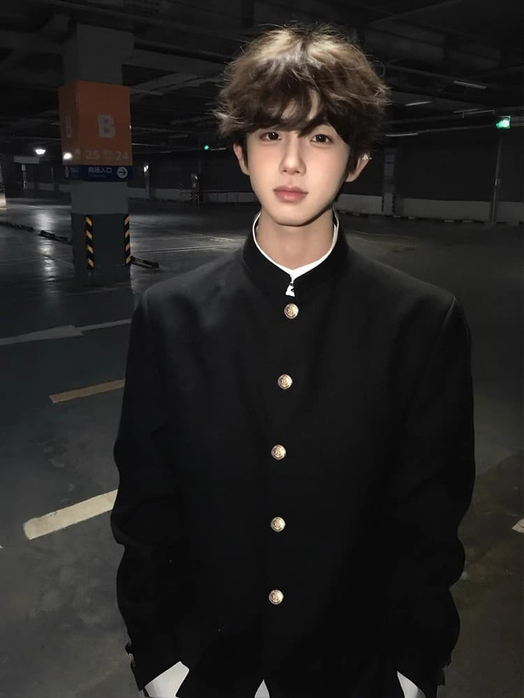 College Style Class Uniform Stand Collar New Japanese Blazer for Men and Women High School JK Uniform Zhongshan Jacket Spring and Autumn Suit
