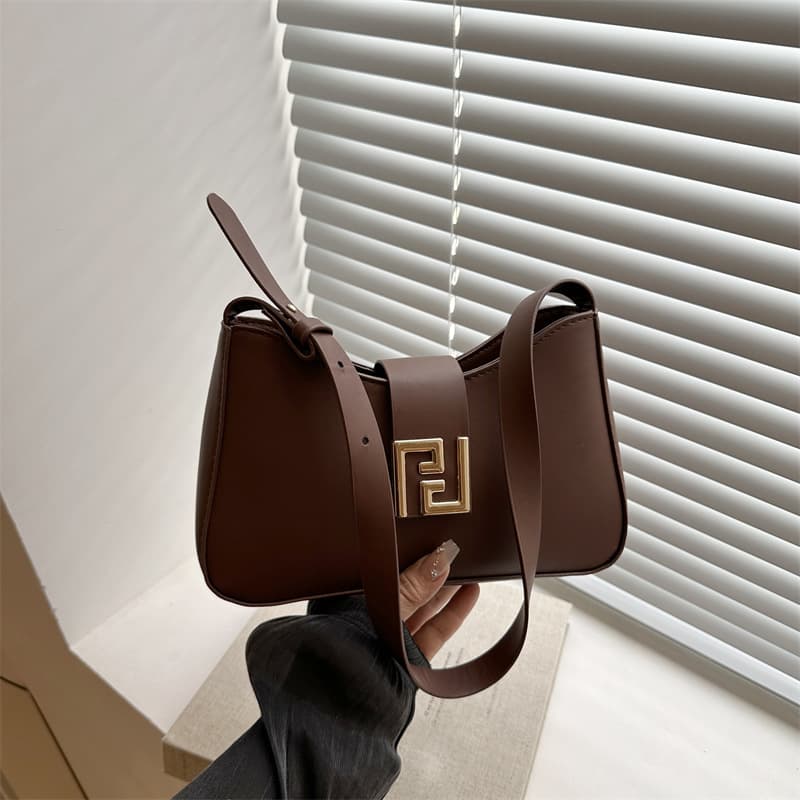 Retro bag for women 2025 new fashion versatile one-shoulder crossbody bag for women high-end niche design small square bag
