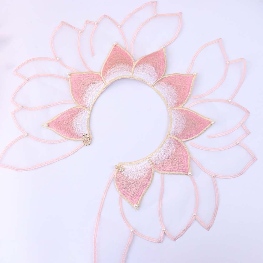 Nezha cosplay Hanfu cloud collar new Chinese-style embroidered shawl ancient style national style horse-face skirt accessories embroidered fake collar