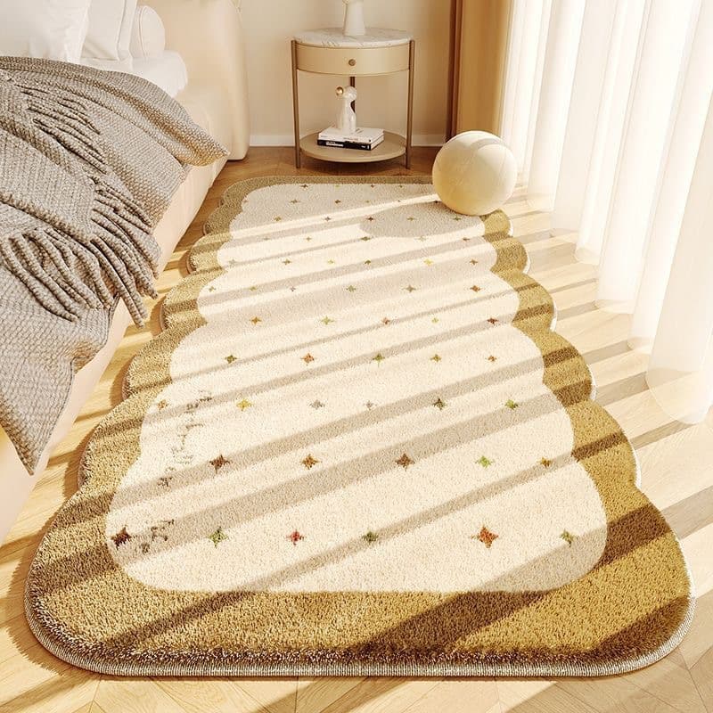 Best-selling cream style long strip imitation cashmere carpet bedroom girl heart skin-friendly bedside blanket balcony cooling bay window mat
