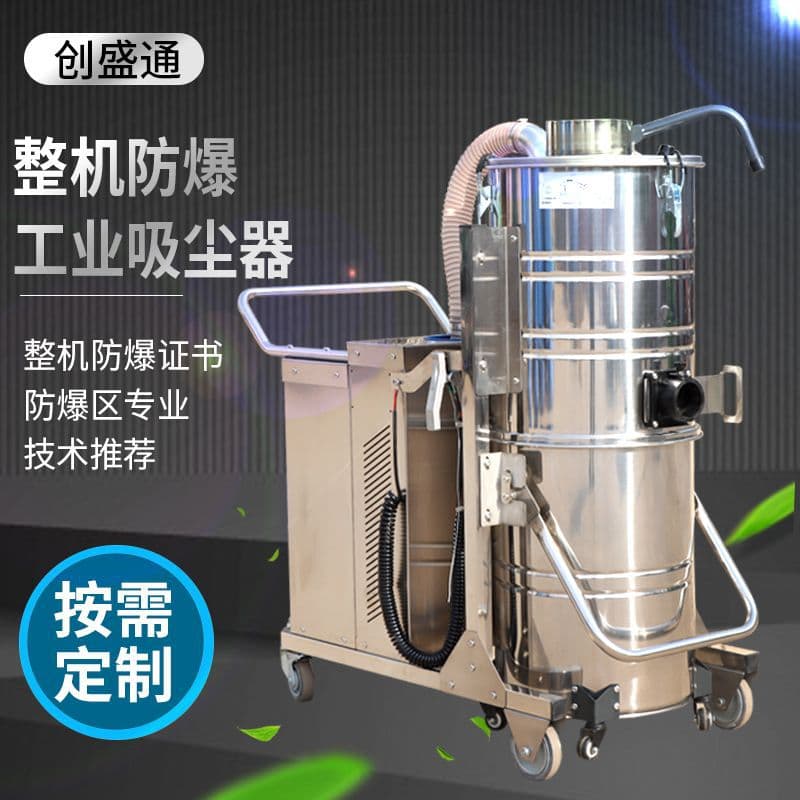 Industrial Explosion-Proof Vacuum for Heavy Dust in Workshops and Warehouses, Flour and Wood Dust Industrial Vacuum